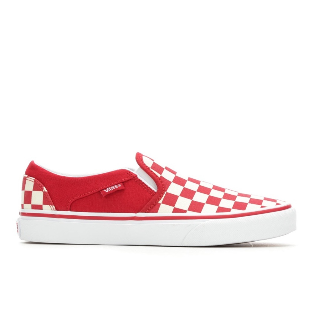 Red Checkered Vans